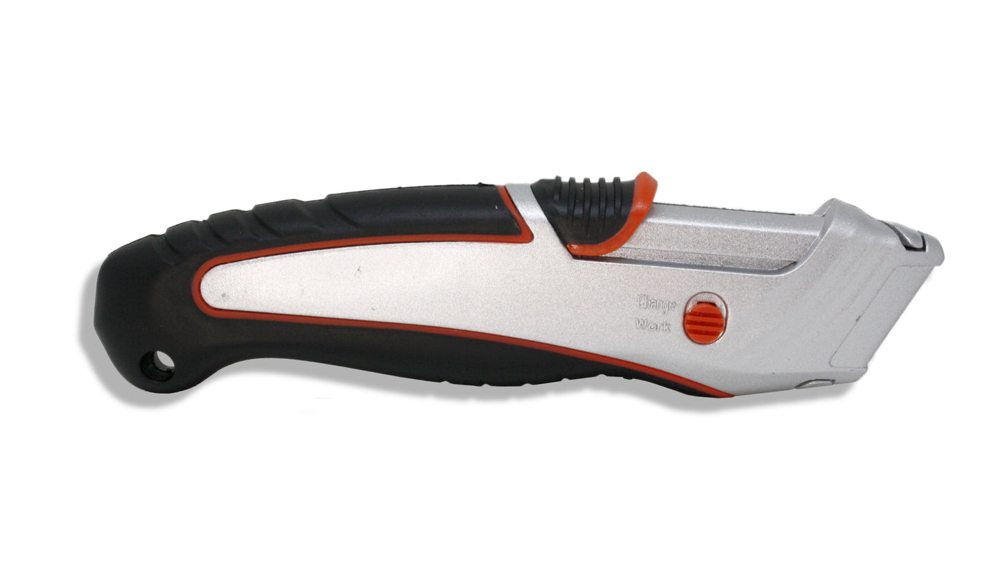Back view of Tradegear Online's KDS Metal Auto Retract Safety Knife